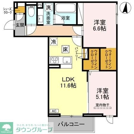 fortuna duoの物件間取画像